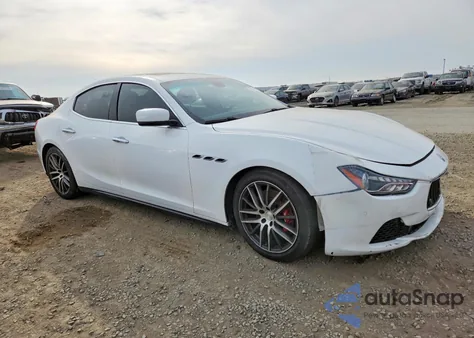 2014 Maserati Ghibli S z USA, uszkodzony, nr VIN ZAM57RTA8E1086035